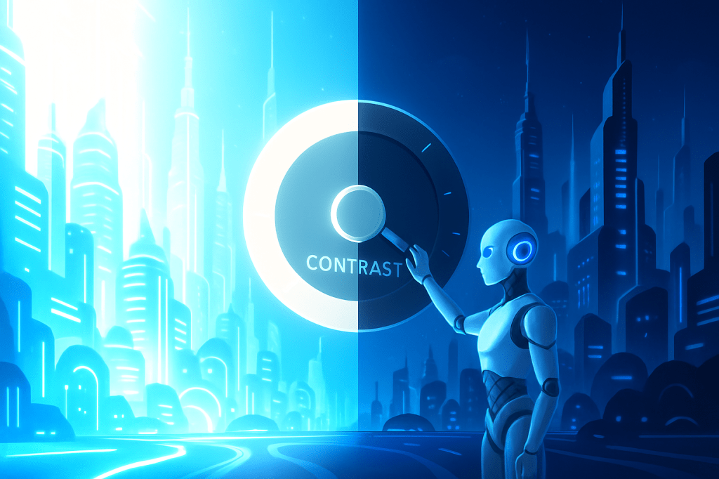 The Future Is Bright. We Adjusted the&nbsp;Contrast.