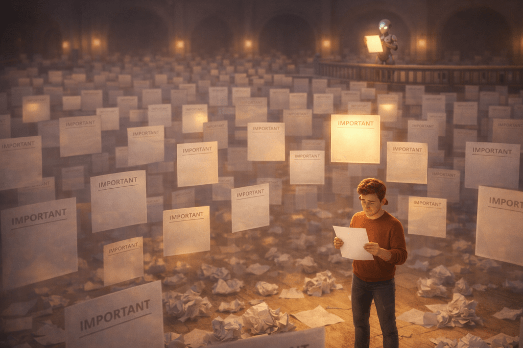 Memory: Notes Titled “Important” With Nothing&nbsp;Inside