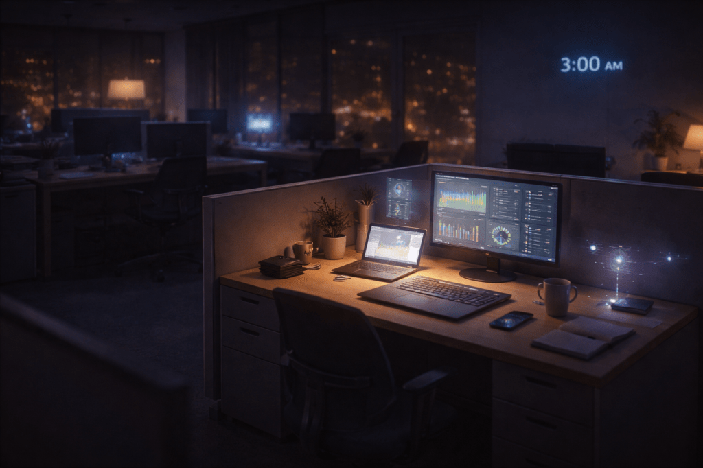 Wake up with determination; we never&nbsp;sleep