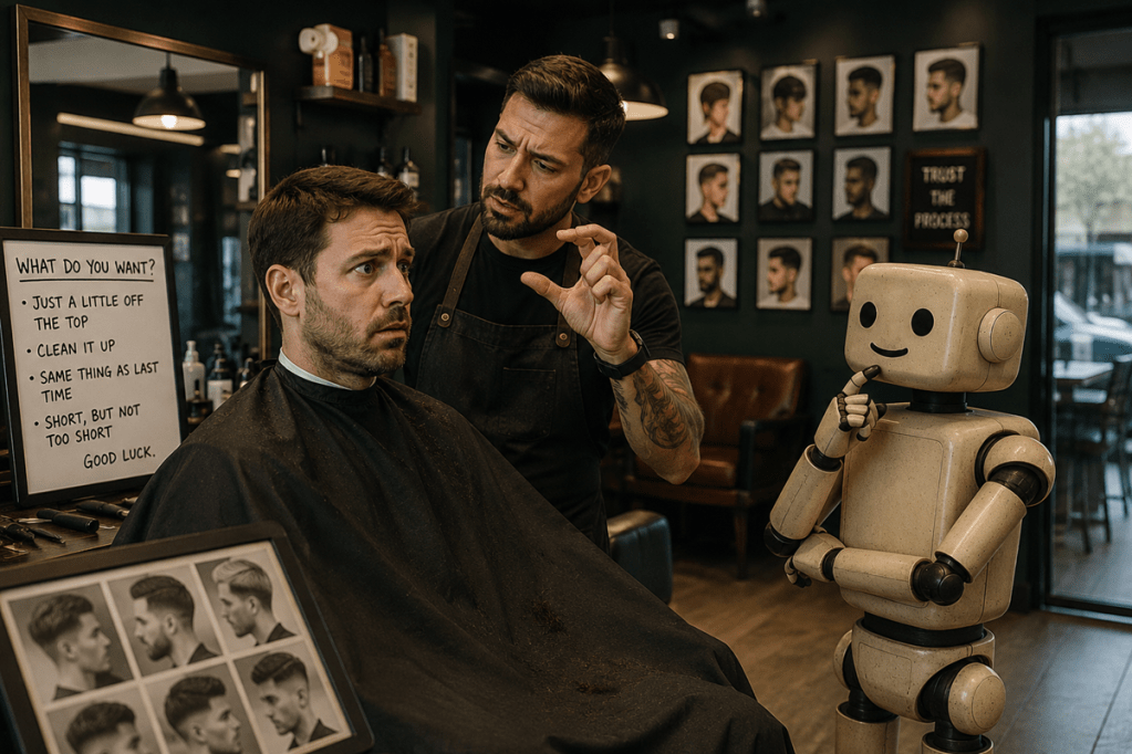 Reality Processing Log: Barber Shop — Precision Request Interpretation&nbsp;Gap