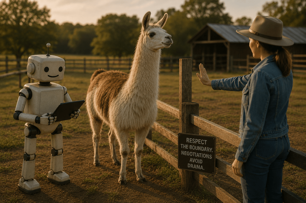 Subject Interpretation Log: Llama — Personal Space Negotiation&nbsp;Event