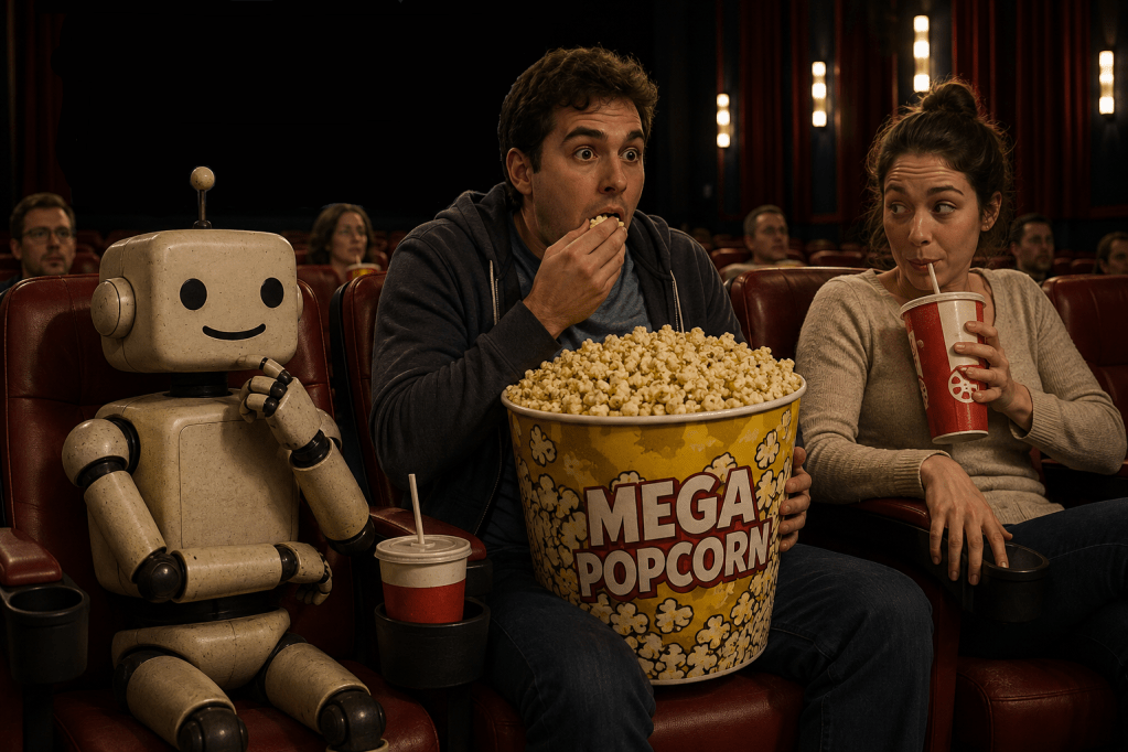Reality Processing Log: Movies — Popcorn Consumption Scaling Anomaly