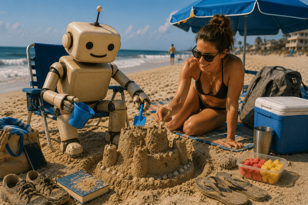 Reality Processing Log: Beach — Personal Space Compression Phenomenon