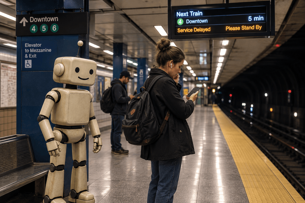 Reality Processing Log: Subway Station — Waiting While&nbsp;Rushing